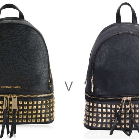 3AM Forever® Handbags - Vegan leather backpack with studs